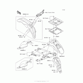 Схема вузла: Крило для Kawasaki KL650 KLR650