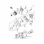 Схема вузла: Масляний насос для Kawasaki BX250 NINJA 250SL ABS