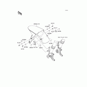 Схема вузла: Переднє крило для Kawasaki ZX636 Ninja ZX-6R