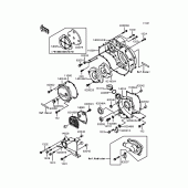 Схема вузла: Кришка двигуна для Kawasaki ZX900 GPZ900R