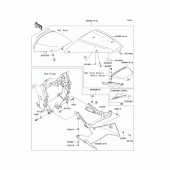 Схема вузла: Опція (1/3) для Kawasaki ZX1400 ZZR1400