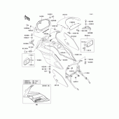 Схема вузла: Cowling(1/2) для Kawasaki EX500