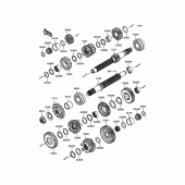 Схема вузла: Трансмісія для Kawasaki ZR800 Z800 ABS