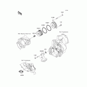 Схема узла: Масляный фильтр для Kawasaki KX450 KX450F