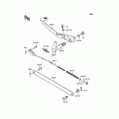 Схема вузла: Лапка гальма для Kawasaki BJ250 250TR