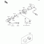 Схема вузла: Fuel pump для Kawasaki ZX600 Ninja ZX-6R