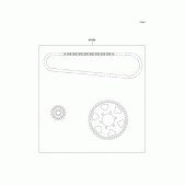 Схема вузла: Chain kit для Kawasaki ZX750 Ninja ZX-7R