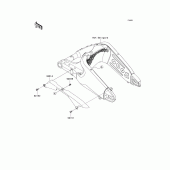 Схема узла: Chain cover для Kawasaki ZX600 Ninja ZX-6R