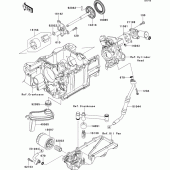 Схема узла: Масляный насос для Kawasaki ZG1400 1400GTR ABS