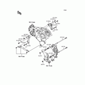 Схема узла: Крепление двигателя для Kawasaki ZX1400 ZZR1400