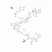Схема вузла: Перемикач передач для Kawasaki ZR1000 Z1000