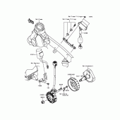 Схема вузла: Генератор для Kawasaki KX250/KX252 KX250F