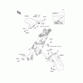 Схема вузла: Front fender для Kawasaki EX400 Ninja 400R ABS
