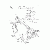 Схема вузла: Охолодження для Kawasaki VN1700 VN1700 Classic Tourer ABS