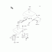 Схема узла: Сиденье для Kawasaki ZX600 Ninja ZX-6R