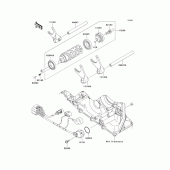 Схема вузла: Gear change drum/shift fork(s) для Kawasaki ZX1000 Ninja ZX-10R