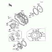 Схема узла: Крышка двигателя для Kawasaki ZG1000 Concours