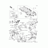 Схема вузла: Електроустаткування для Kawasaki EX650 Ninja 650