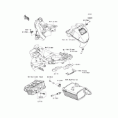 Схема вузла: Fuel injection для Kawasaki EX400 Ninja 400R