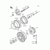 Схема вузла: Зчеплення для Kawasaki ZX636 Ninja ZX-6R