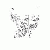 Схема узла: Крепление двигателя для Kawasaki EX300 Ninja 300