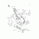Схема вузла: Кріплення для Kawasaki KX450 KX450F