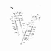 Схема вузла: Клапан для Kawasaki ER500 ER-5