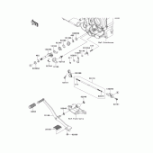 Схема узла: Переключатель передач для Kawasaki VN1700 Vulcan 1700 Vaquero