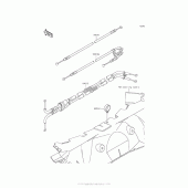 Схема узла: Тросики для Kawasaki ZX1400 Ninja ZX-14R ABS