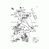 Схема вузла: Паливний бак для Kawasaki EX400 Ninja 400R