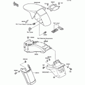 Схема узла: Крыло для Kawasaki ZX1000 ZX-10