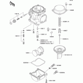 Схема вузла: Карбюратор parts(1/2) для Kawasaki ZR550 Zephyr