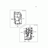 Схема вузла: Картер двигуна для Kawasaki EX250 Ninja 250