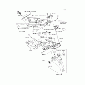 Схема узла: Заднее крыло для Kawasaki ZX1400 Ninja ZX-14R