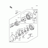 Схема вузла: Генератор для Kawasaki ZX900 GPZ900R
