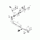 Схема узла: Переключатель передач для Kawasaki ZR800 Z800