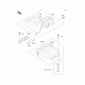 Схема вузла: Сидіння для Kawasaki EL250 Eliminator 250
