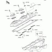 Схема узла: Клапанная крышка для Kawasaki ZX1000 Ninja ZX-10R ABS