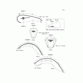 Схема вузла: Decals(black)(g8f) для Kawasaki VN2000 Vulcan 2000