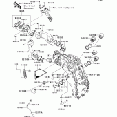Схема вузла: Повітряний фільтр Kawasaki ZX1400 ZZR1400 ABS
