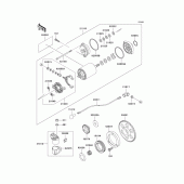 Схема вузла: Starter motor для Kawasaki VN800 Vulcan 800 Classic