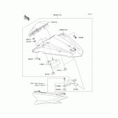 Схема вузла: Аксесуари ( Single Sheet Kaba-) для Kawasaki EX250 Ninja 250