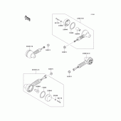 Схема вузла: Поворотники для Kawasaki KL250 KLR250