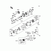 Схема узла: Starter Motor для Kawasaki ZX1000 Ninja ZX-10R