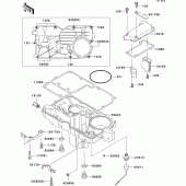 Схема узла: Масляный поддон для Kawasaki ZX1100 ZZ-R1100