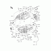 Схема узла: Картер двигателя для Kawasaki ER400 ER-4N