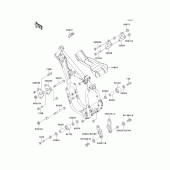 Схема узла: Frame fitting для Kawasaki KX500