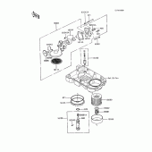 Схема вузла: Масляний насос для Kawasaki ZX600 GPX600R