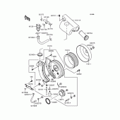 Схема вузла: Повітряний фільтр для Kawasaki VN400 Vulcan Drifter