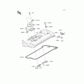 Схема узла: Клапанная крышка для Kawasaki EX650 Ninja 650 ABS